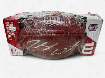 Zach WIlson “The Duke” Autographed NFL Football Fanatics COA