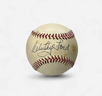 Whitey Ford JSA COA Autographed Little League Baseball