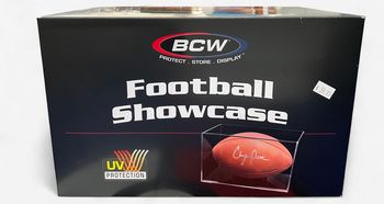 BCW Football Showcase UV Protection