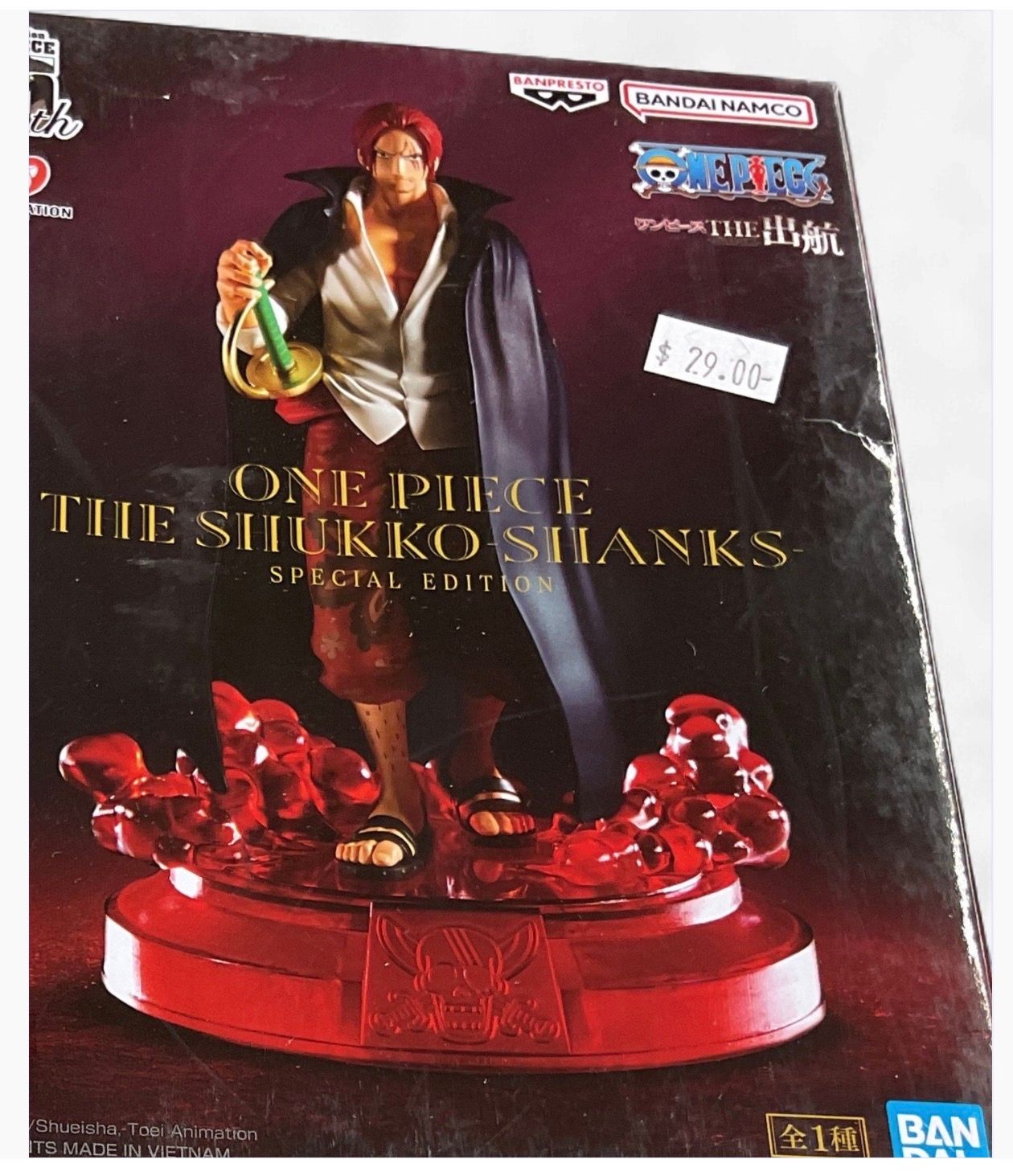 One Piece The Shukko Shanks Special Edition Figure