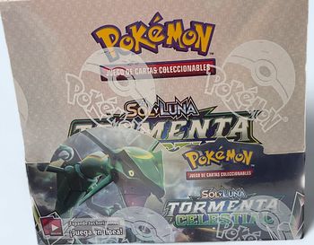 Pokémon sun and moon  celestial storm booster box  Latin