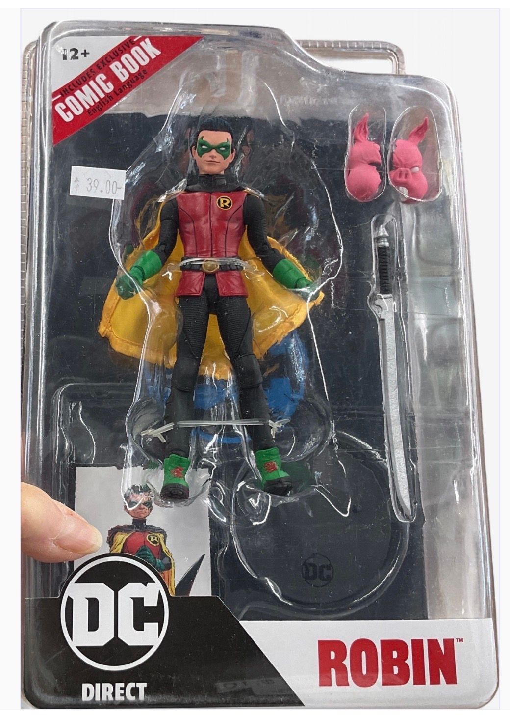 DC Direct Robin with Comic Book