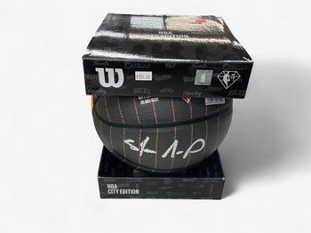 NBA City Edition Orlando Magic Shawn Kemp Autographed WIlson Basketball