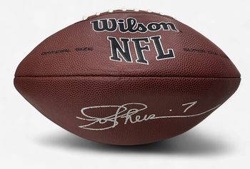 Joe Theismann Autographed NFL Wilson JSA COA Football