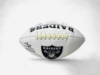 Raiders Jakobi Meyers  Autographed Beckett COA Football