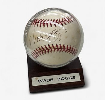 Wade Boggs JSA COA Autographed Rawlings Baseball