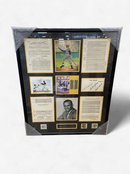43 x 32 framed Roberto Clemente collage