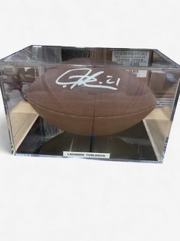 LeDainian Tomlinson signed, authenticated, Wilson, NFL football