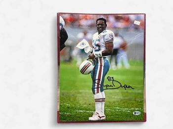 Miami Dophins Mark Duper  Autographed 11 x 14 Beckett COA Photograph
