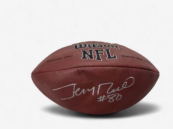 Jerry Rice Autographed NFL Wilson JSA COA Football