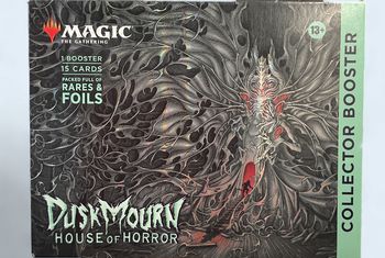 Magically gathering, dusk morn house of horror, collector booster