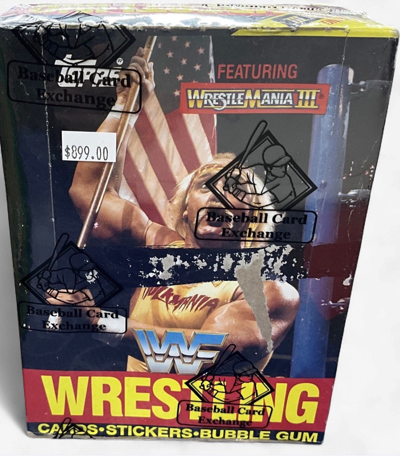 1987 WWF Wrestling Stars Wrestlemania III Wax packs