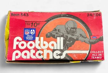 1974 NFL Patches Full Box