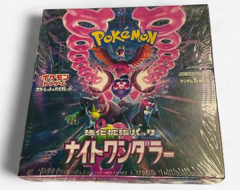Pokemon Card Night Wanderer Scarlet & Violet sv6a Booster Box Japanese w/shrink
