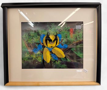 Framed Marvel Wolverine Serilitho Cel Artwork