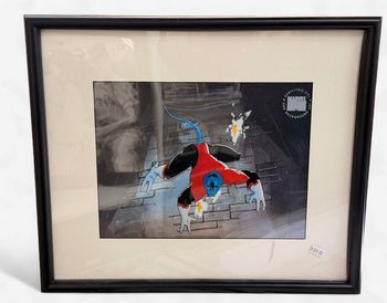 Marvel Serilitho Cel Framed Nightcrawler Artwork with COA