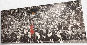 Michael Jordan Panoramic Canvas