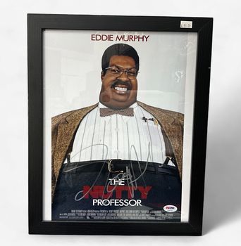 Eddie Murphy Autographed The Nutty Professor Framed poster PSA COA