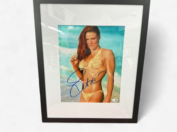 Lita Autographed 17 x 21 Framed JSA COA  Photo