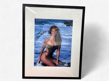 Christie Brinkley Autographed print PSA COA