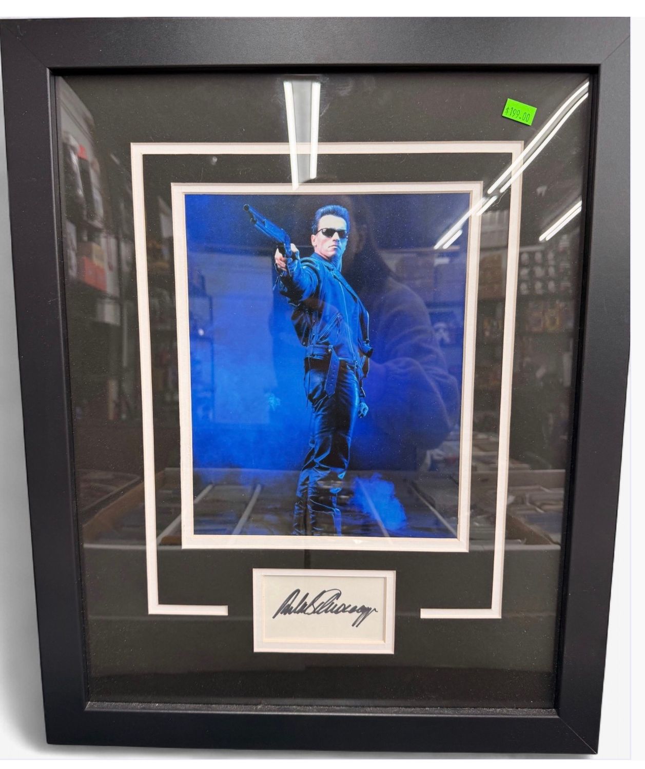 Autographed Arnold Scwarzenegger Terminator Photo