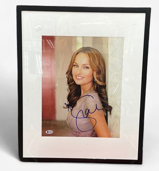 Giada de Laurentiis Autographed 17 x 21 Framed Photo