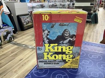 1976 Topps King Kong The Movie Photo Cards Wax Packs Unopened Box