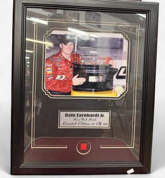 Dale Earnhardt Jr. Framed Race Used Metal Lmtd. Edition 13 of 108 w/ COA
