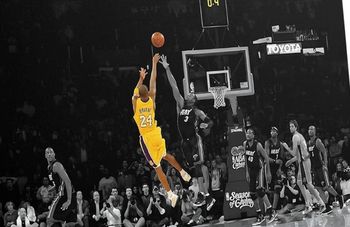 Kobe Bryant Panoramic Canvas