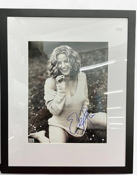 Elisabeth Shue Autographed Framed 17 x 21 Photo
