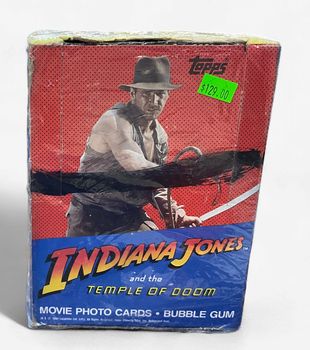 1984 Topps Indiana Jones and the Temple of Doom Wax Box