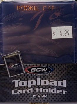 BCW Topload Card Holder 3 x 4 Rookie Card