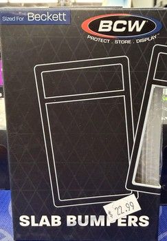 BCW Beckett Slab Bumpers 6 pack Translucent