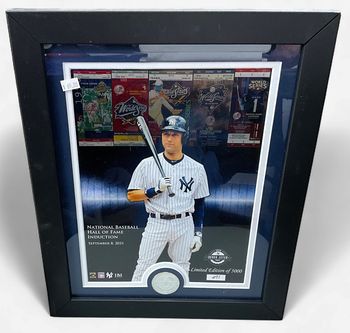 Highland Mint Framed Derek Jeter National Baseball HOF Induction 2021 Photo (271 of 5000)