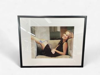 Giada De Laurentiis Autographed 21 x 17 Beckett COA  Framed Photo