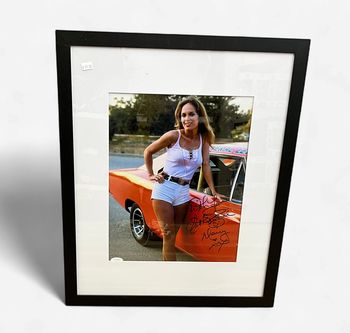 Dukes of Hazard Framed Autographed Daisy Duke Photo JSA COA