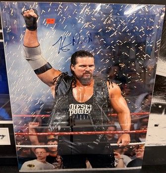 Autographed WWE WCW NWO Diesel Kevin Nash