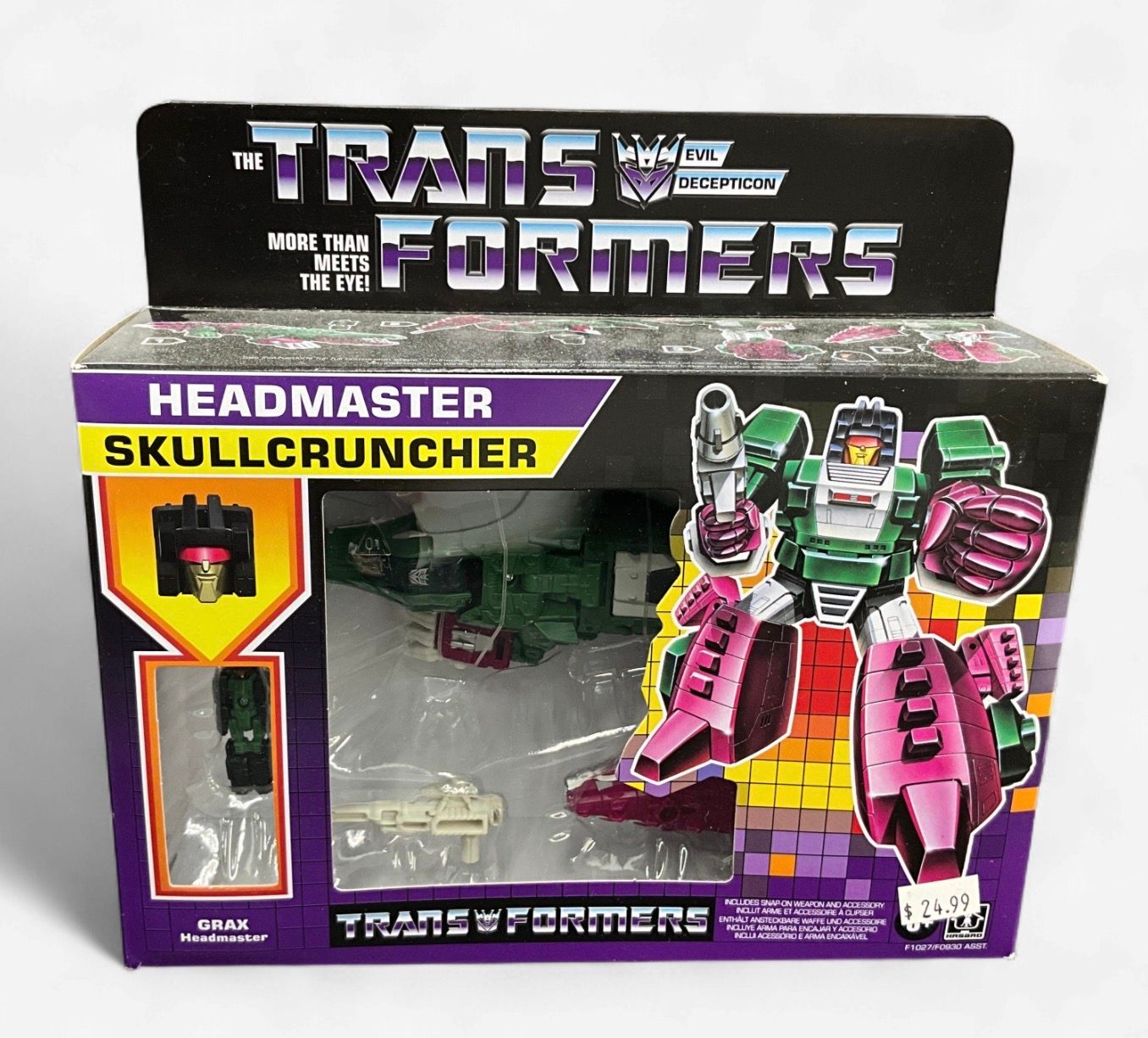 Transformers Evil Decepticon Headmaster Skullcruncher