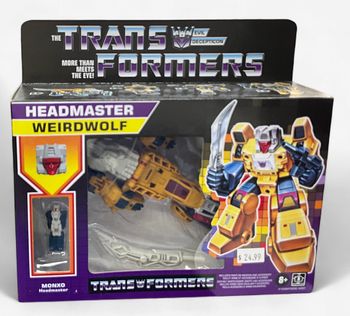 Transformers Evil Decepticon Headmaster Weirdwolf Monxo Headmaster