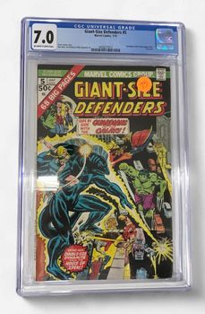 Giant-Size Defenders #5 The Walking Dead #157 Graded Comic CGC Universal Grade 7.0