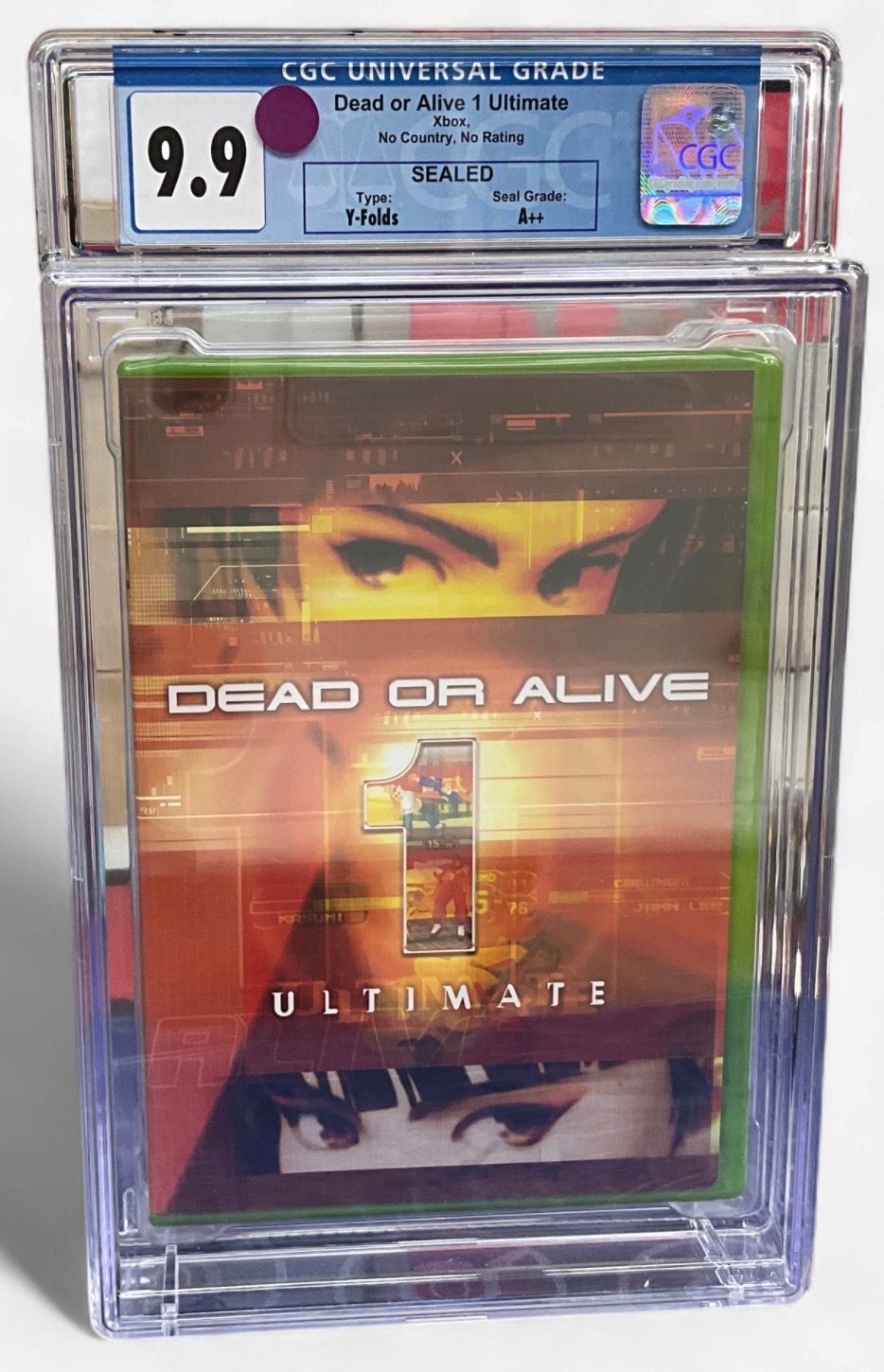 Dead or Alive 1 Ultimate Xbox CGC Universal Grade 9.9