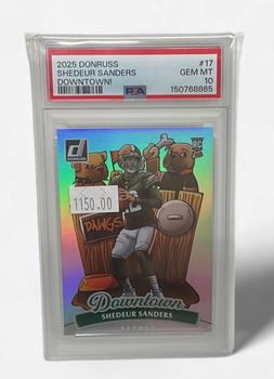 2025 Panini Donruss Downtown #17 Shedeur Sanders  GEM MT 10
