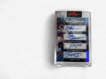 2026 Leaf Sports Heroes Baseball H8-4 Auto Card