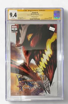 Venom #3 Graded Comic CGC Signature Series 9.4