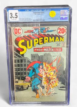 Superman #263 CGC Universal Grade 3.5