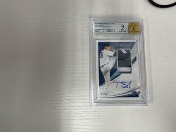 2021 Immaculate Collection Holo Silver #121 Tarik Skubal  Graded Beckett