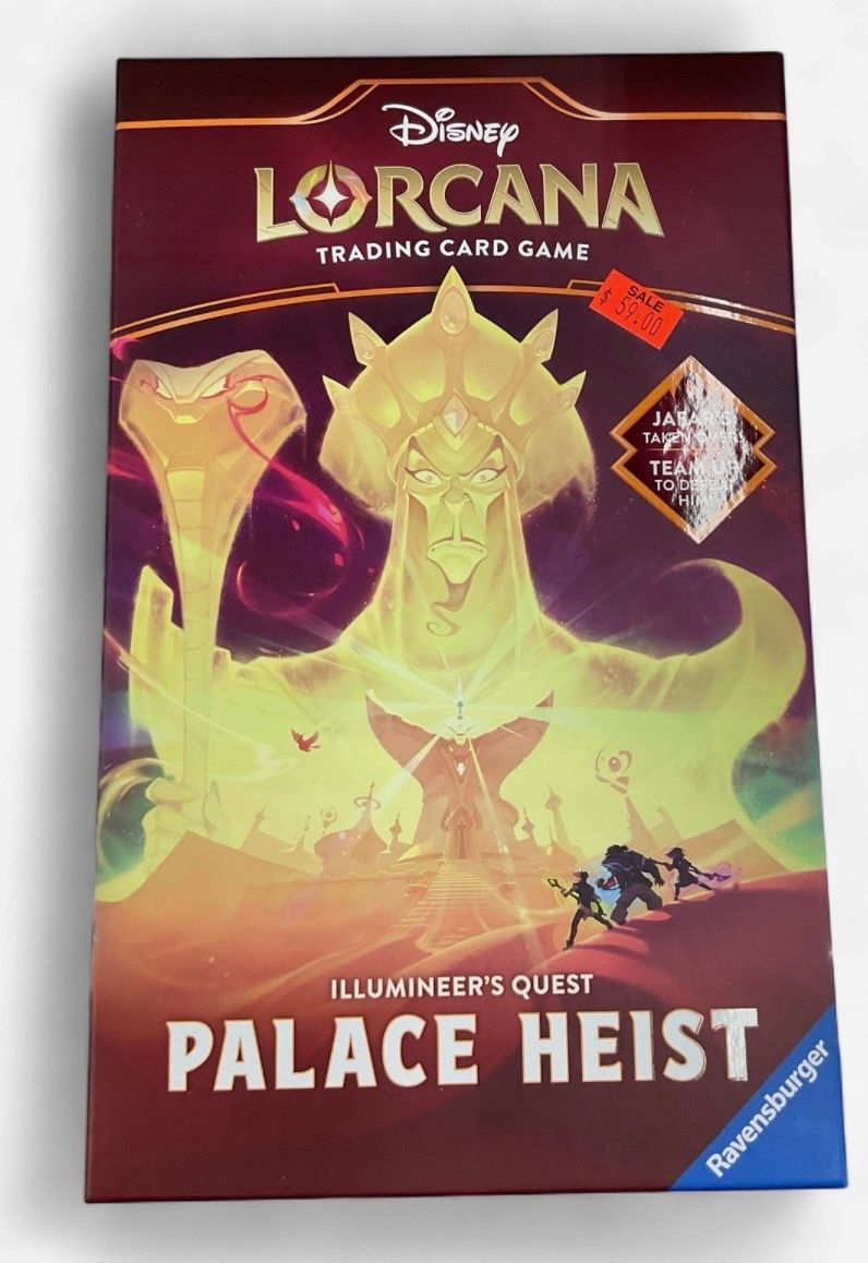 Disney Lorcana (illumineer's quest , palace heist) game box