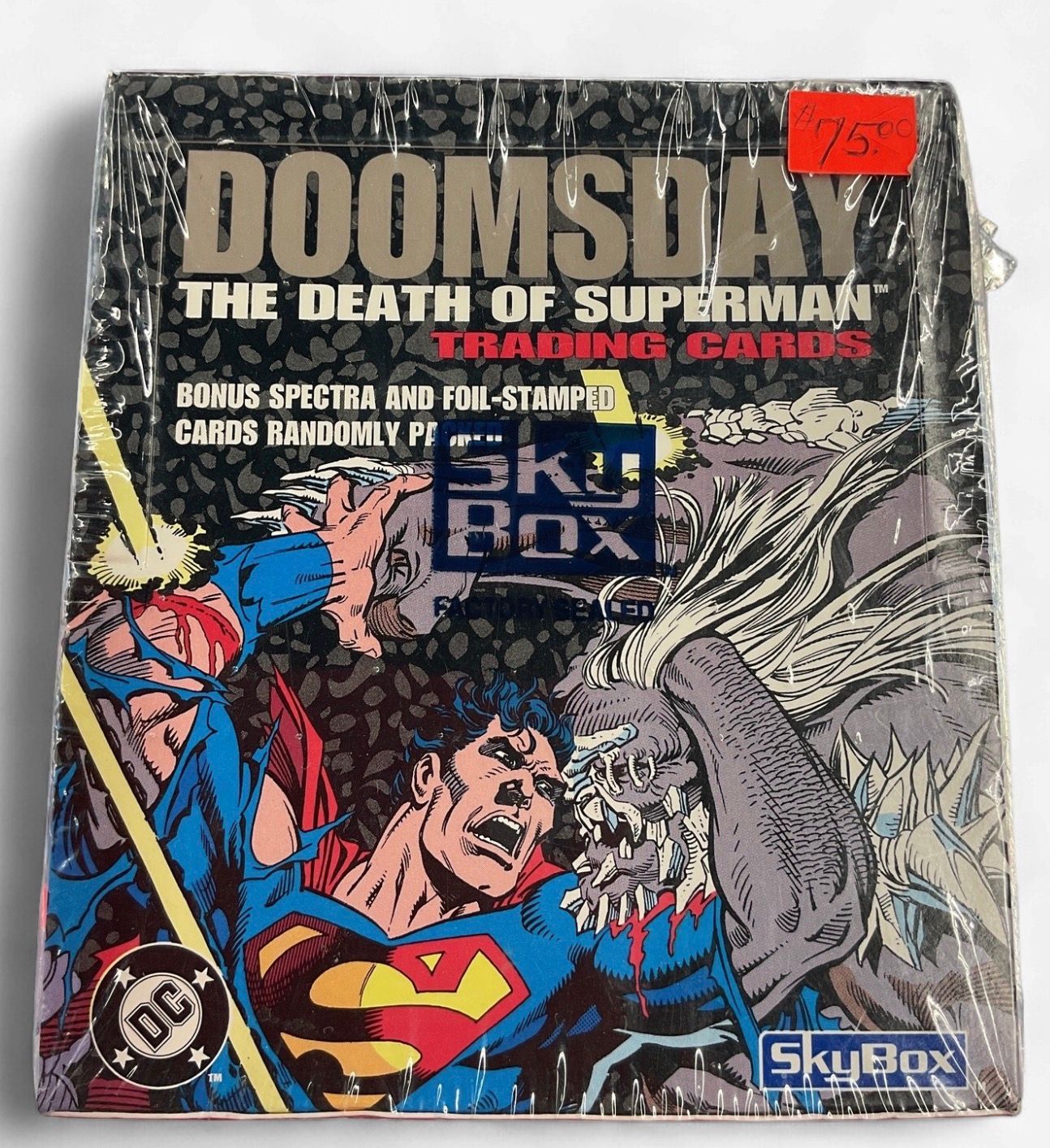 1991 SkyBox Doomsday The Death Of Superman Factory Sealed 1991 SkyBox Doomsday The Death Of Superman Factory Sealed