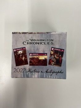 The George Washington Chronicles Sealed Factory Set Historic Autograph Co 2022 The George Washington Chronicles Sealed Factory Set Historic Autograph Co 2022
