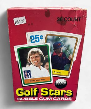Donruss Golf Stars  Bubble Gum Cards Wax Box